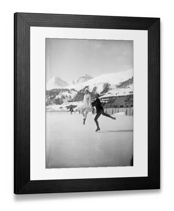 Framed Print : Couples Figure Skating Champions Framed Print : Couples Figure Skating Champions