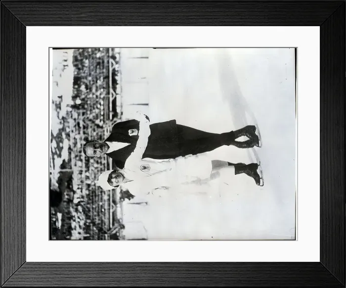 Framed Print : Pierre Brunet And Andree Joly Of France Framed Print : Pierre Brunet And Andree Joly Of France