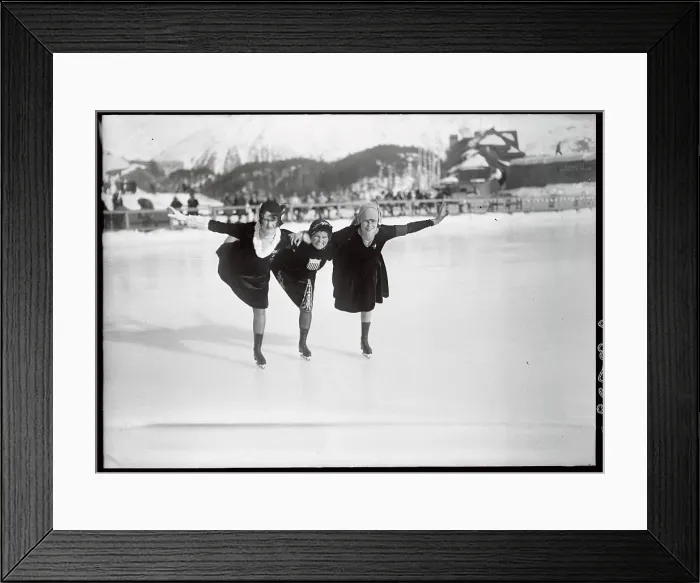 Framed Print : Olympic Skaters Performing for Camera Framed Print : Olympic Skaters Performing for Camera