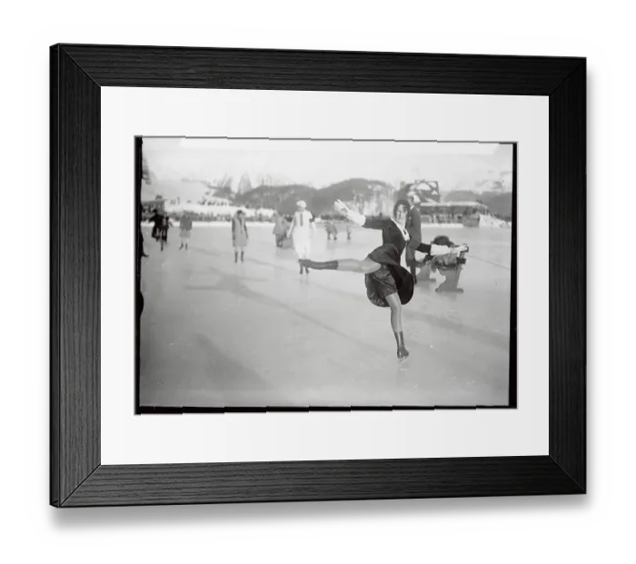 Framed Print : Eustace Smith Skating on The ice Framed Print : Eustace Smith Skating on The ice