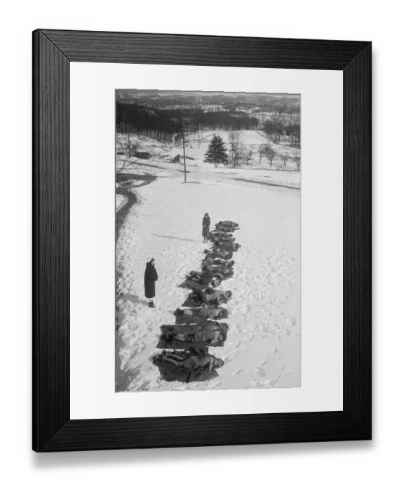 Framed Print : Sanitarium Patients Lying Outdoors Framed Print : Sanitarium Patients Lying Outdoors