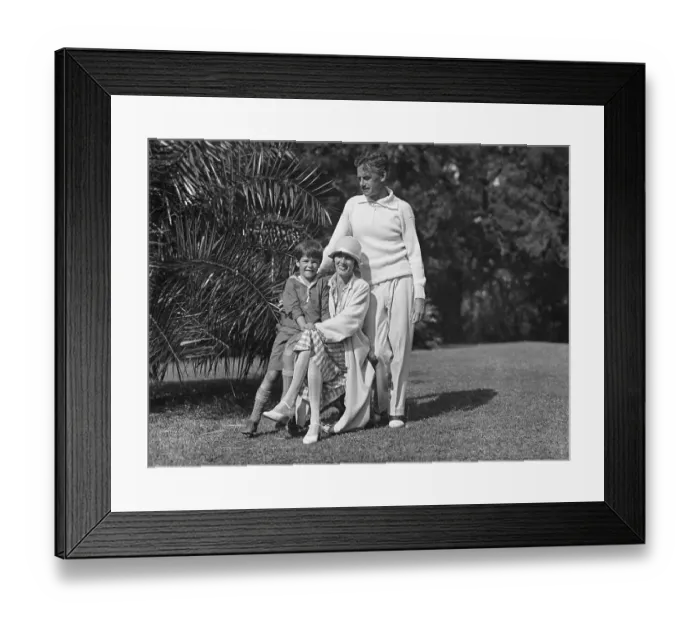 Framed Print : Eugene O'Neill with Wife Agnes and Son Shane Framed Print : Eugene O'Neill with Wife Agnes and Son Shane