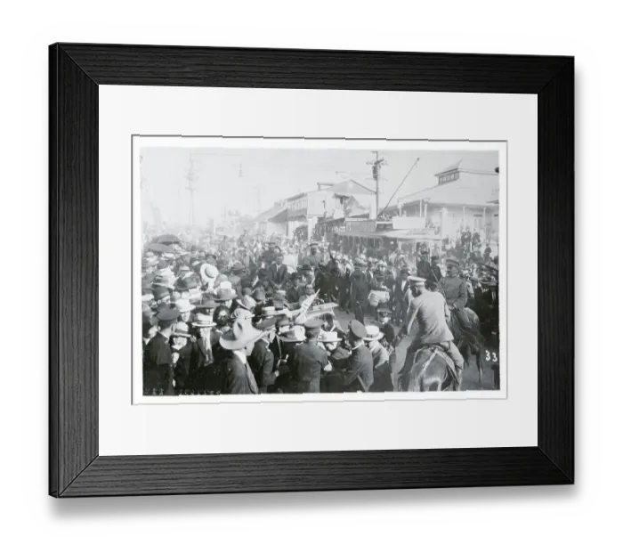 Framed Print : View of Celebration for Lindbergh Framed Print : View of Celebration for Lindbergh