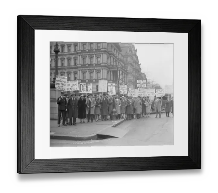 Framed Print : Anti-War in Nicaragua Protest Framed Print : Anti-War in Nicaragua Protest