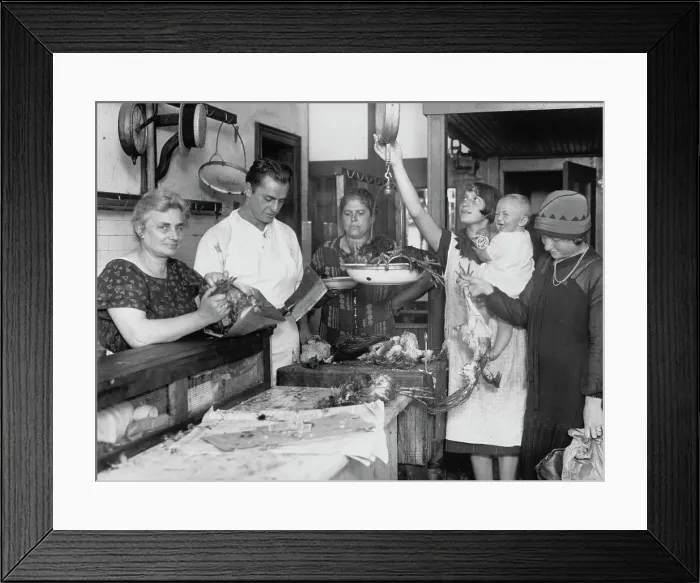 Framed Print : Lower East Side Butcher, Manhattan Framed Print : Lower East Side Butcher, Manhattan