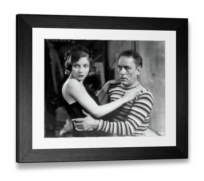 Framed Print : Lon Chaney and Loretta Young Framed Print : Lon Chaney and Loretta Young