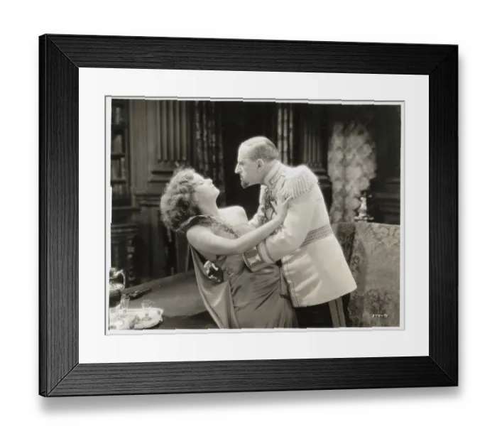 Framed Print : Actress Greta Garbo and Eric Von Seyffertitz in Antagonizing Scene Framed Print : Actress Greta Garbo and Eric Von Seyffertitz in Antagonizing Scene