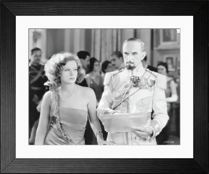 Framed Print : Actress Greta Garbo and Eric Von Seyffertitz in The Mysterious Lady Framed Print : Actress Greta Garbo and Eric Von Seyffertitz in The Mysterious Lady