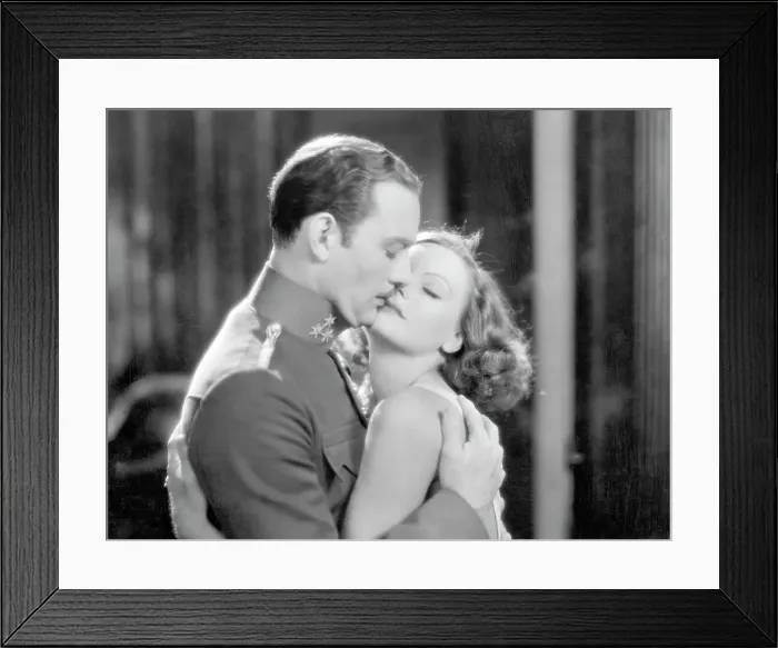 Framed Print : Actress Greta Garbo and Conrad Nagel in The Mysterious Lady Framed Print : Actress Greta Garbo and Conrad Nagel in The Mysterious Lady