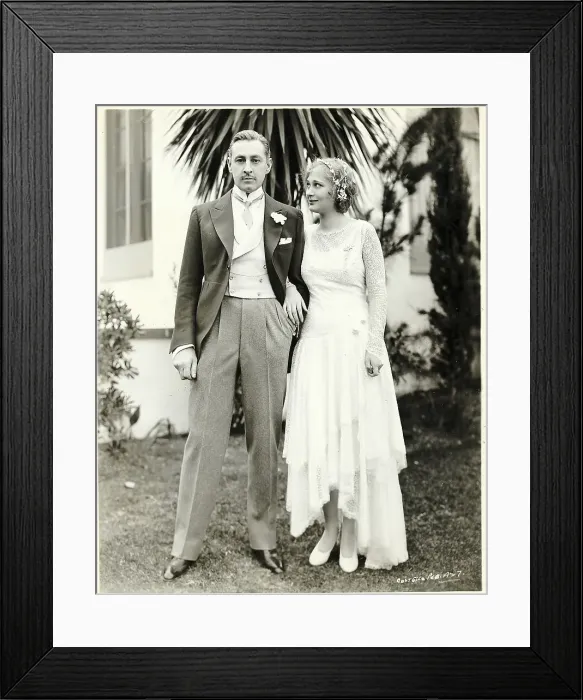 Framed Print : John Barrymore and Wife Dolores Framed Print : John Barrymore and Wife Dolores
