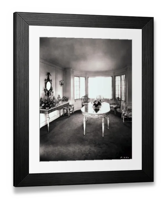 Framed Print : Breakfast Room at Pickfair Framed Print : Breakfast Room at Pickfair