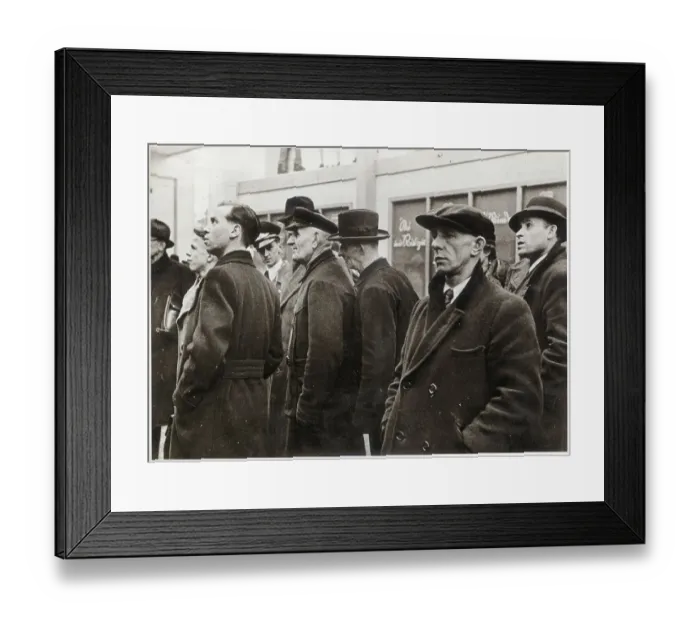 Framed Print : Men Idle in Street Framed Print : Men Idle in Street
