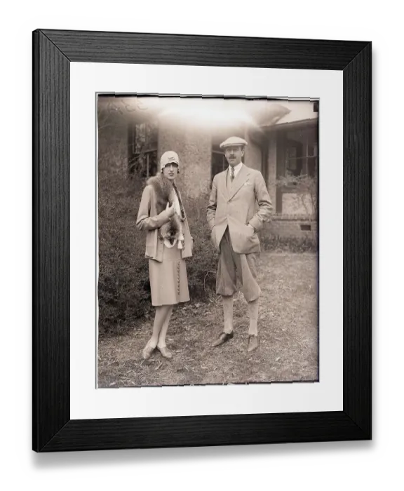 Framed Print : Cornelia Vanderbilt Cecil and John Amherst Cecil Framed Print : Cornelia Vanderbilt Cecil and John Amherst Cecil
