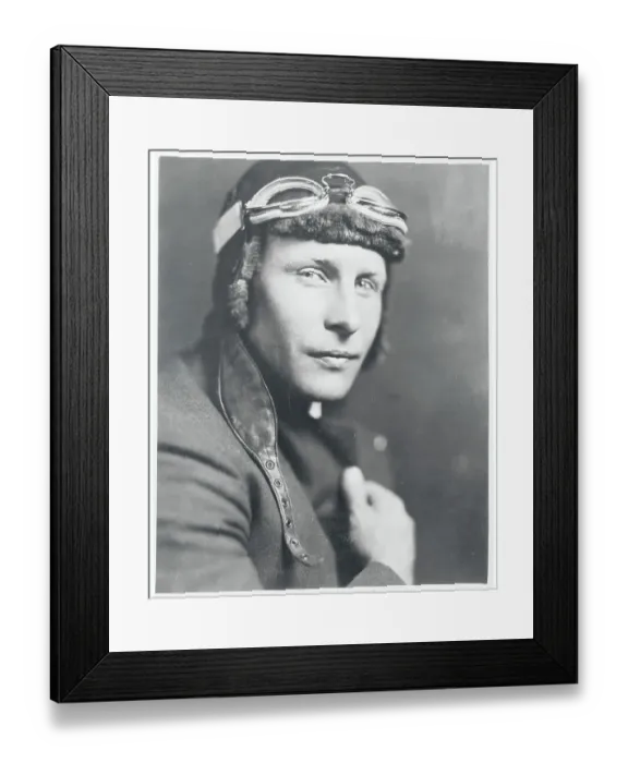 Framed Print : Portrait of Bernt Balchen Framed Print : Portrait of Bernt Balchen