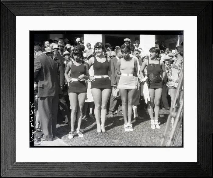 Framed Print : Beauty Contest Entries And Winner Framed Print : Beauty Contest Entries And Winner