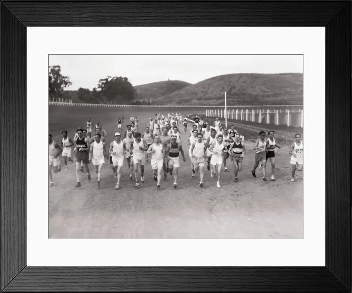 Framed Print : Runners Beginning Coast to Coast Marathon Framed Print : Runners Beginning Coast to Coast Marathon