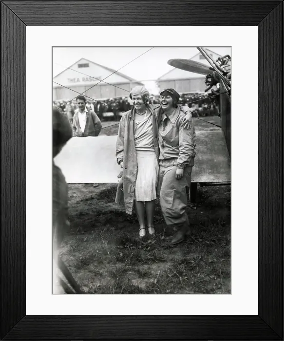 Framed Print : Thea Rasche with Friend Framed Print : Thea Rasche with Friend