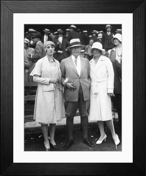 Framed Print : William Fox with His Wife and Daughter Framed Print : William Fox with His Wife and Daughter