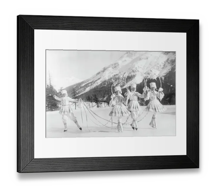 Framed Print : Russian Troika on Ice at Winter Olympics Framed Print : Russian Troika on Ice at Winter Olympics