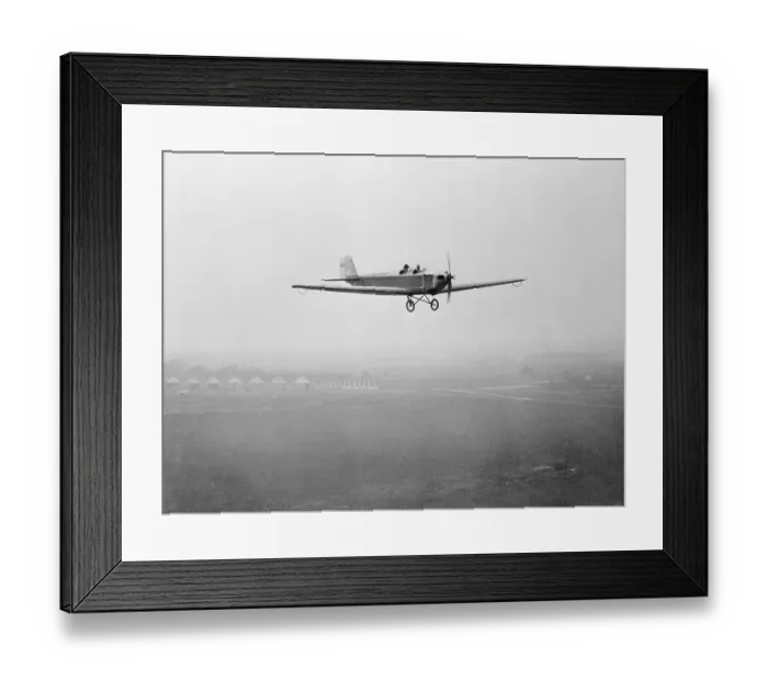 Framed Print : Charles Lindbergh Flying Klemm Airplane Framed Print : Charles Lindbergh Flying Klemm Airplane