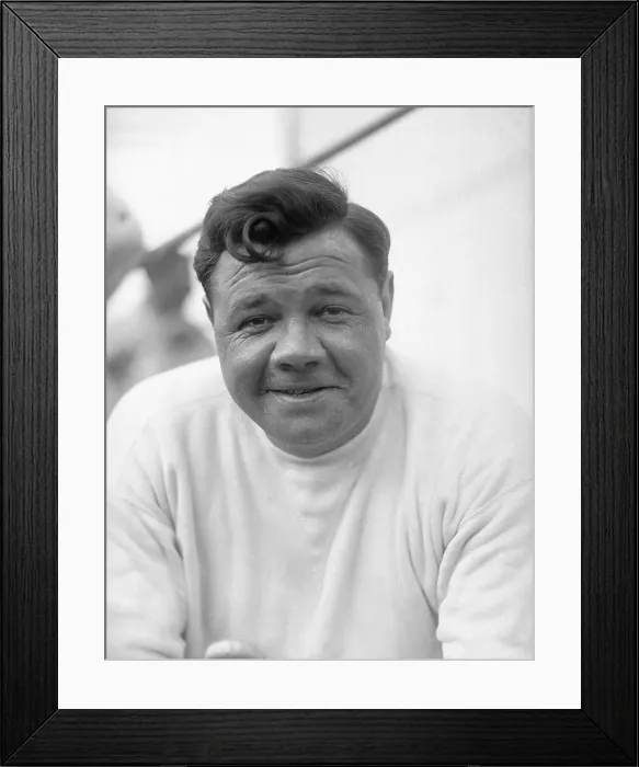 Framed Print : A Smiling Babe Ruth Framed Print : A Smiling Babe Ruth