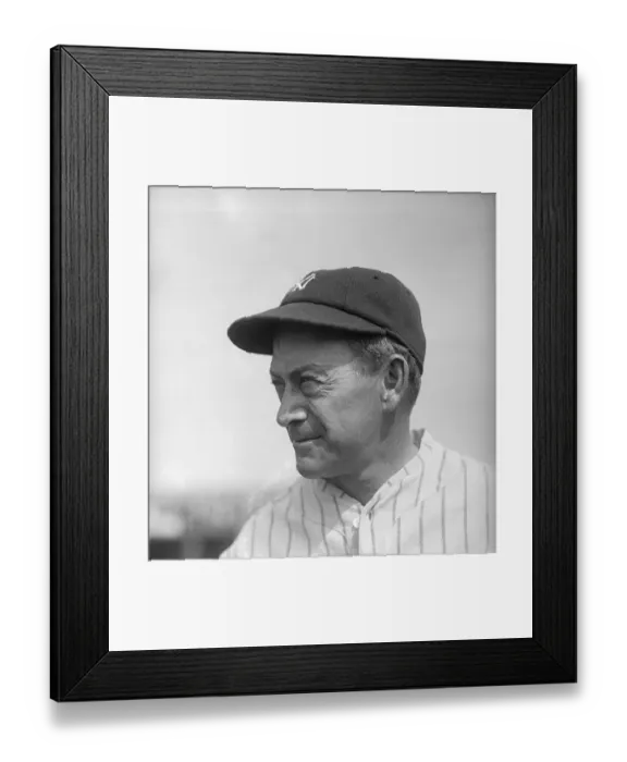 Framed Print : Miller Huggins Wearing a Cap Framed Print : Miller Huggins Wearing a Cap