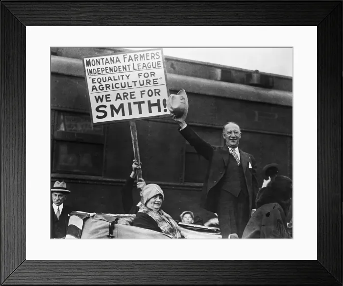 Framed Print : Alfred E. Smith Campaigning Framed Print : Alfred E. Smith Campaigning