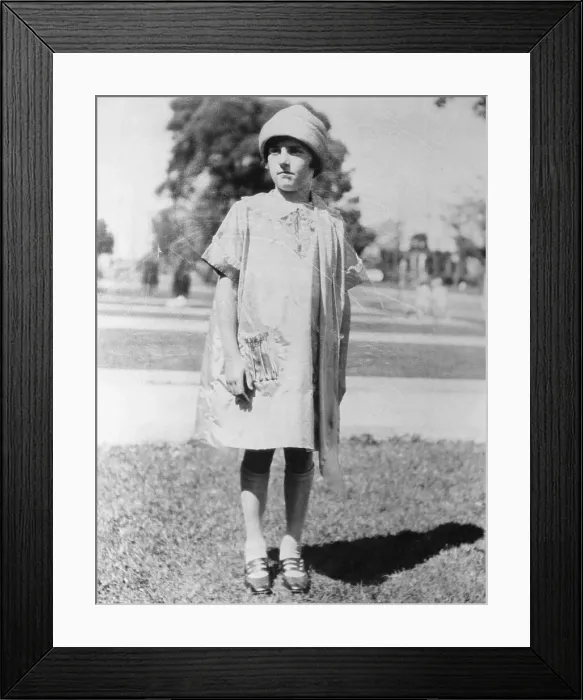 Framed Print : Portrait of Marian Parker Framed Print : Portrait of Marian Parker