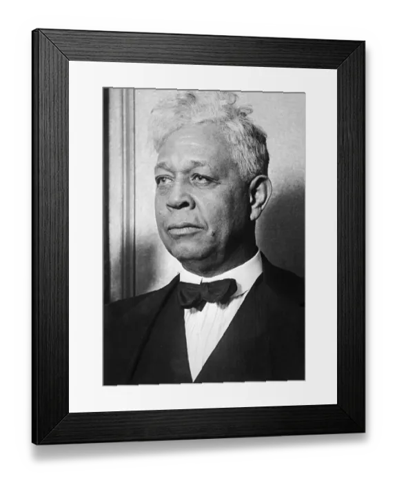 Framed Print : Illinois Congressman Oscar De Priest Framed Print : Illinois Congressman Oscar De Priest