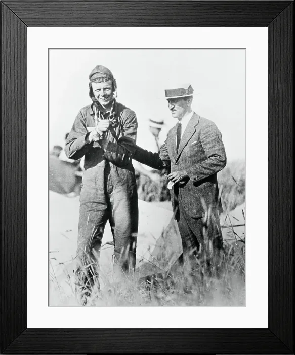 Framed Print : Portrait of Charles Lindbergh with Arm in Sling Framed Print : Portrait of Charles Lindbergh with Arm in Sling
