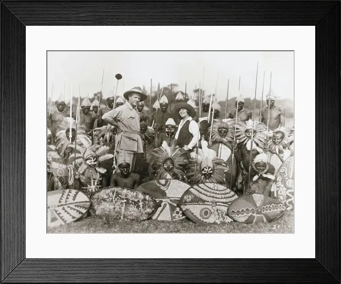 Framed Print : Martin and Osa Johnson Framed Print : Martin and Osa Johnson
