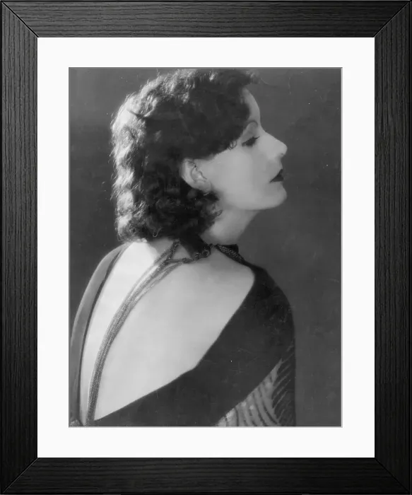 Framed Print : Portrait of Greta Garbo Framed Print : Portrait of Greta Garbo