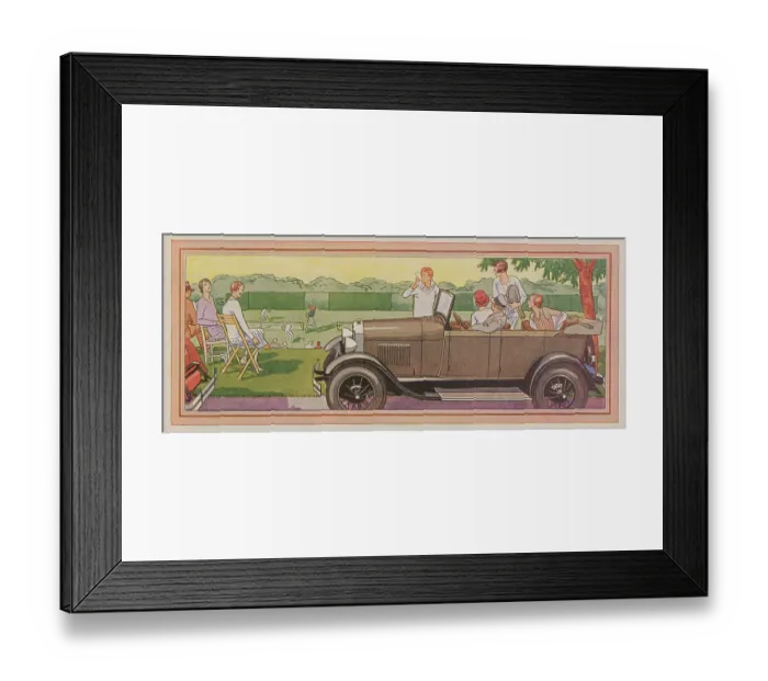 Framed Print : Advertisement for New Ford Phaeton Automobile Framed Print : Advertisement for New Ford Phaeton Automobile