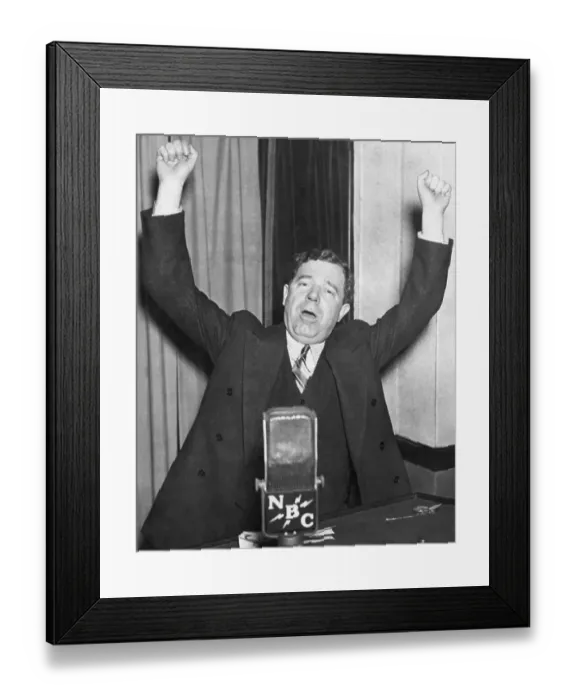 Framed Print : Louisiana Governor Huey Long Framed Print : Louisiana Governor Huey Long