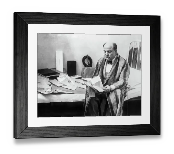 Framed Print : George Remus Spends Christmas in Jail Framed Print : George Remus Spends Christmas in Jail