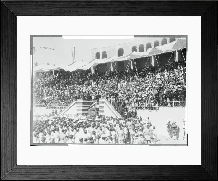 Framed Print : Fiesta Honoring Lindbergh Framed Print : Fiesta Honoring Lindbergh