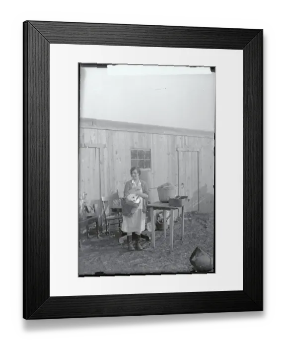 Framed Print : Woman with Her Belongings Framed Print : Woman with Her Belongings