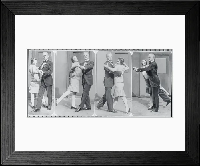 Framed Print : Dancers Demonstrating Their Expertise Framed Print : Dancers Demonstrating Their Expertise