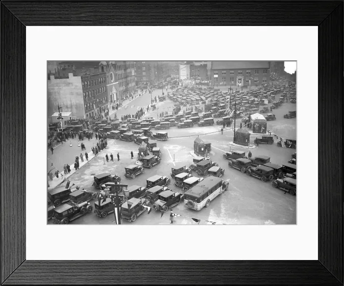 Framed Print : Holland Tunnel Opening to Traffic Framed Print : Holland Tunnel Opening to Traffic