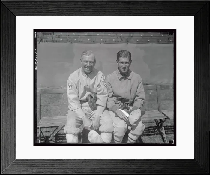 Framed Print : Tris Speaker and Bucky Harris Leading to Nationals Framed Print : Tris Speaker and Bucky Harris Leading to Nationals