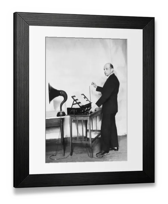 Framed Print : Julius Goldberg, Assistant to Leon Sergeivitch Teremin Framed Print : Julius Goldberg, Assistant to Leon Sergeivitch Teremin
