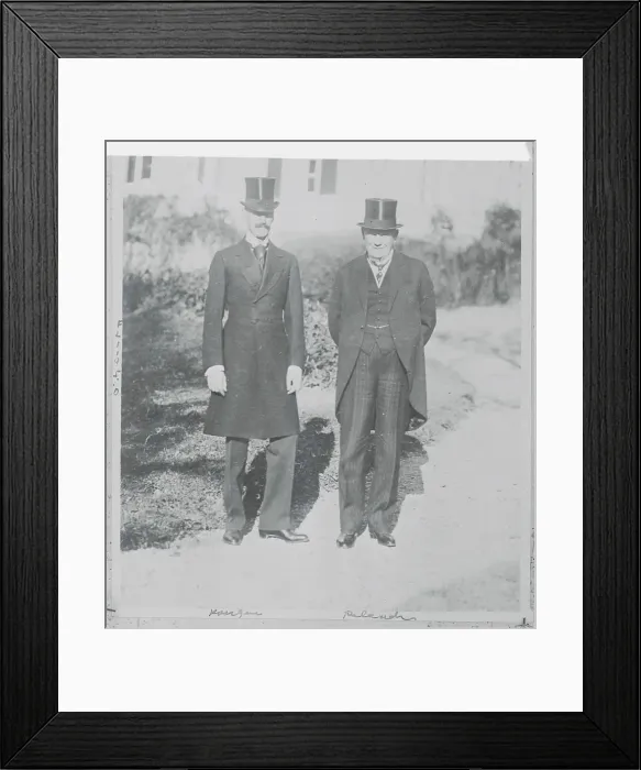 Framed Print : King Haakon with Lauri Kristian Relander Framed Print : King Haakon with Lauri Kristian Relander