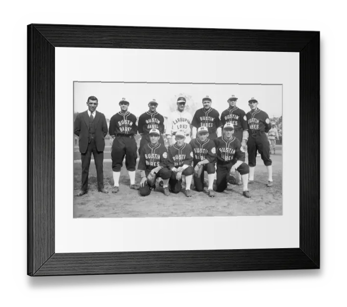 Framed Print : The Babe Ruth Team Framed Print : The Babe Ruth Team