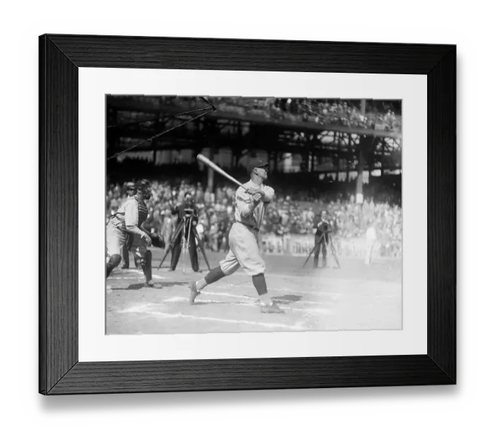 Framed Print : Lou Gehrig During World Series Game Framed Print : Lou Gehrig During World Series Game