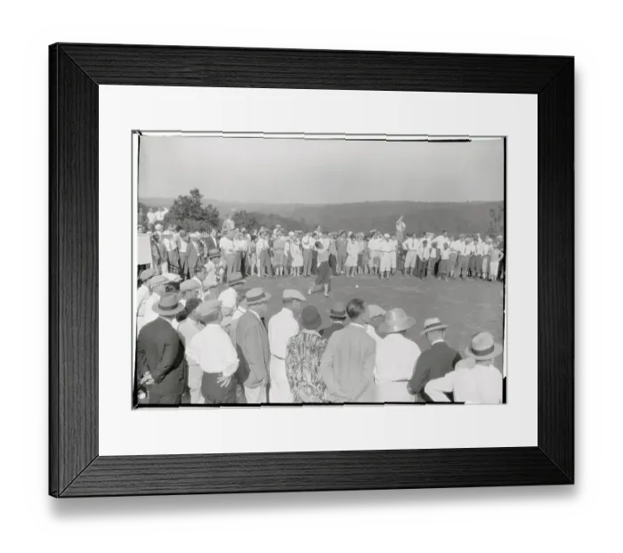 Framed Print : Johnny Farrell Driving From Tee Framed Print : Johnny Farrell Driving From Tee