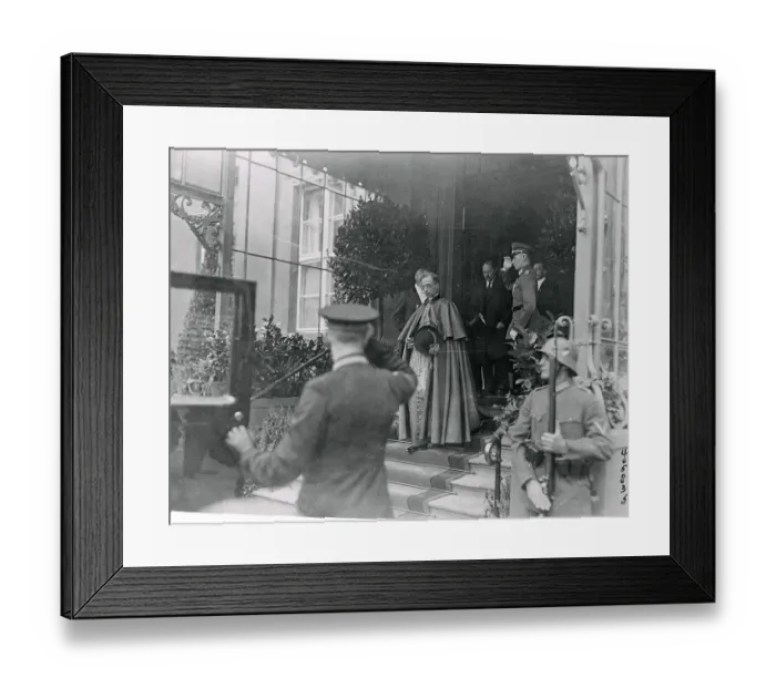 Framed Print : Pacelli Leaving the Palace Framed Print : Pacelli Leaving the Palace