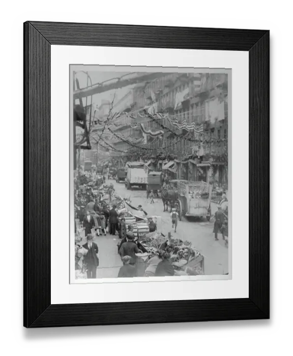 Framed Print : People During St. Joseph Celebration