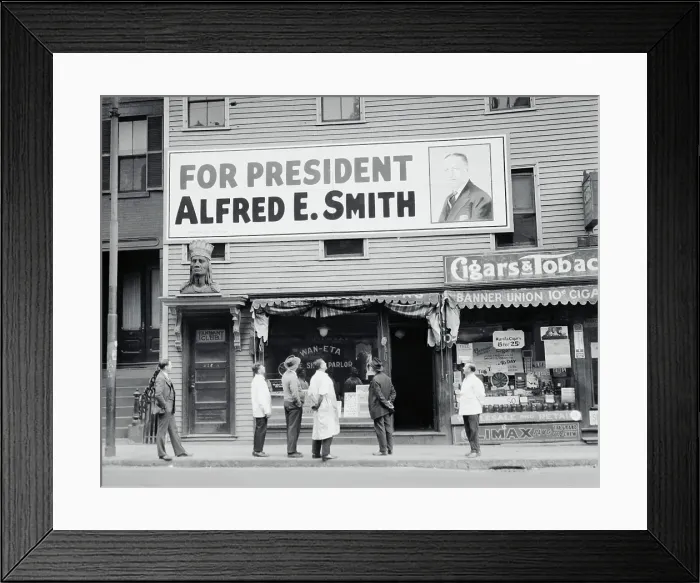 Framed Print : Campaign Headquarters for Alfred E. Smith Framed Print : Campaign Headquarters for Alfred E. Smith