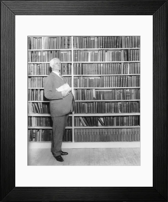 Framed Print : Blind Book Collector Thomas P. Gore Framed Print : Blind Book Collector Thomas P. Gore