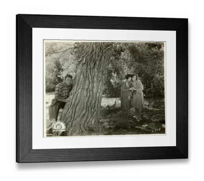 Framed Print : Scene from Silent Western Lightening Framed Print : Scene from Silent Western Lightening